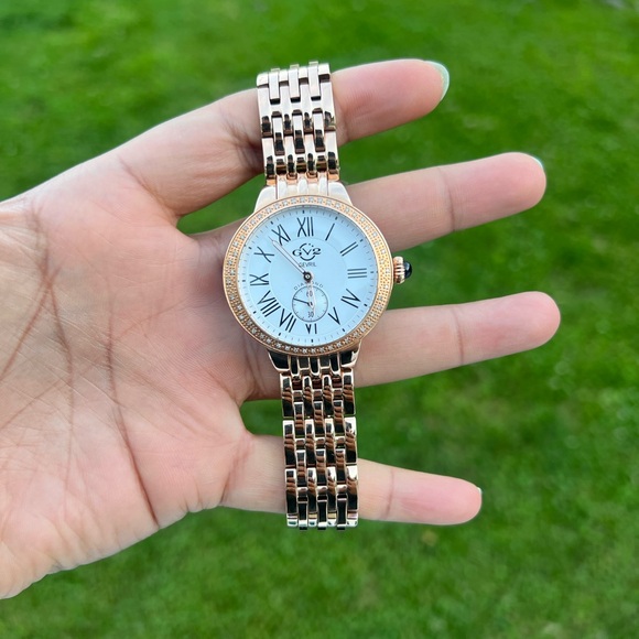 GV2 BY GEVRIL Women's Astor Rose Gold-Tone Stainless Steel Watch 40mm Watch - Picture 7 of 12
